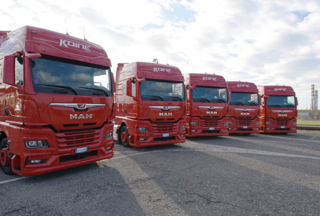 MAN, 100 TGX 18.520 per la flotta Koiné Transport Srl 4 MAN