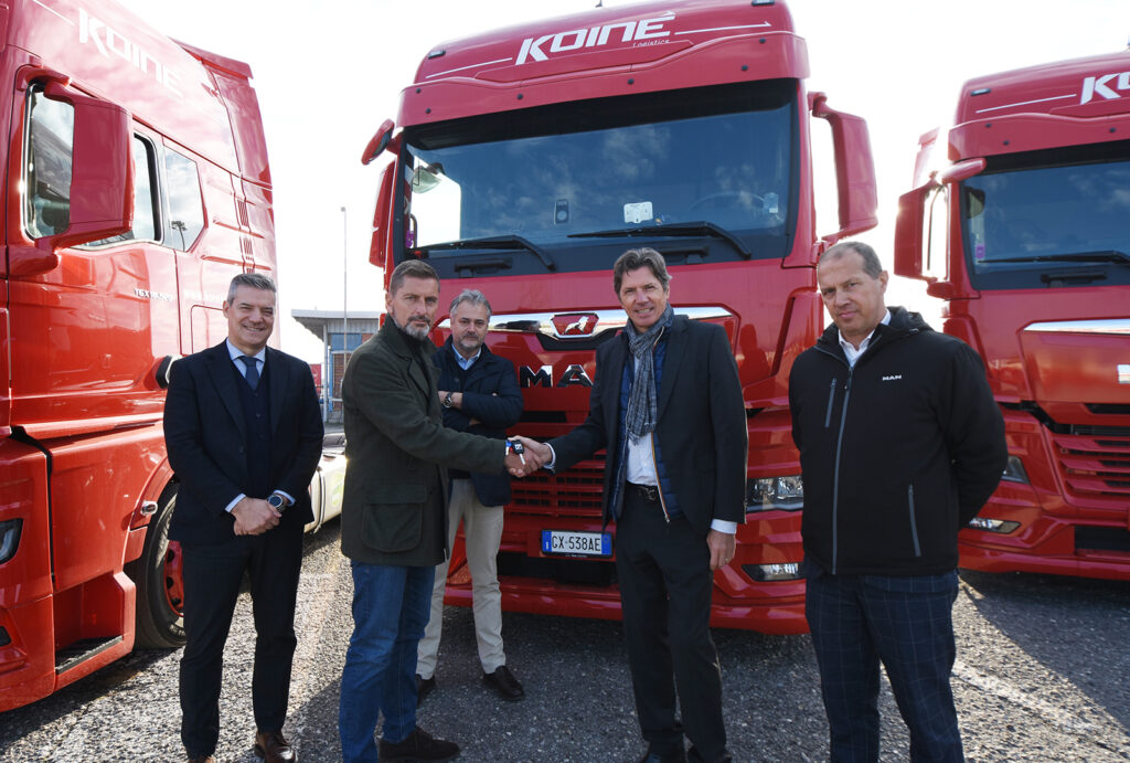 MAN, 100 TGX 18.520 per la flotta Koiné Transport Srl 3 MAN