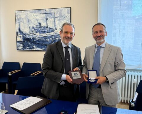 Gianluca Croce, Presidente di Assagenti Genova e Matteo Paroli, neo commissario portuale