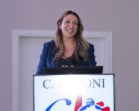 Carlotta Caponi, segretario generale della FAI, federeazione autotrasportatori italiani