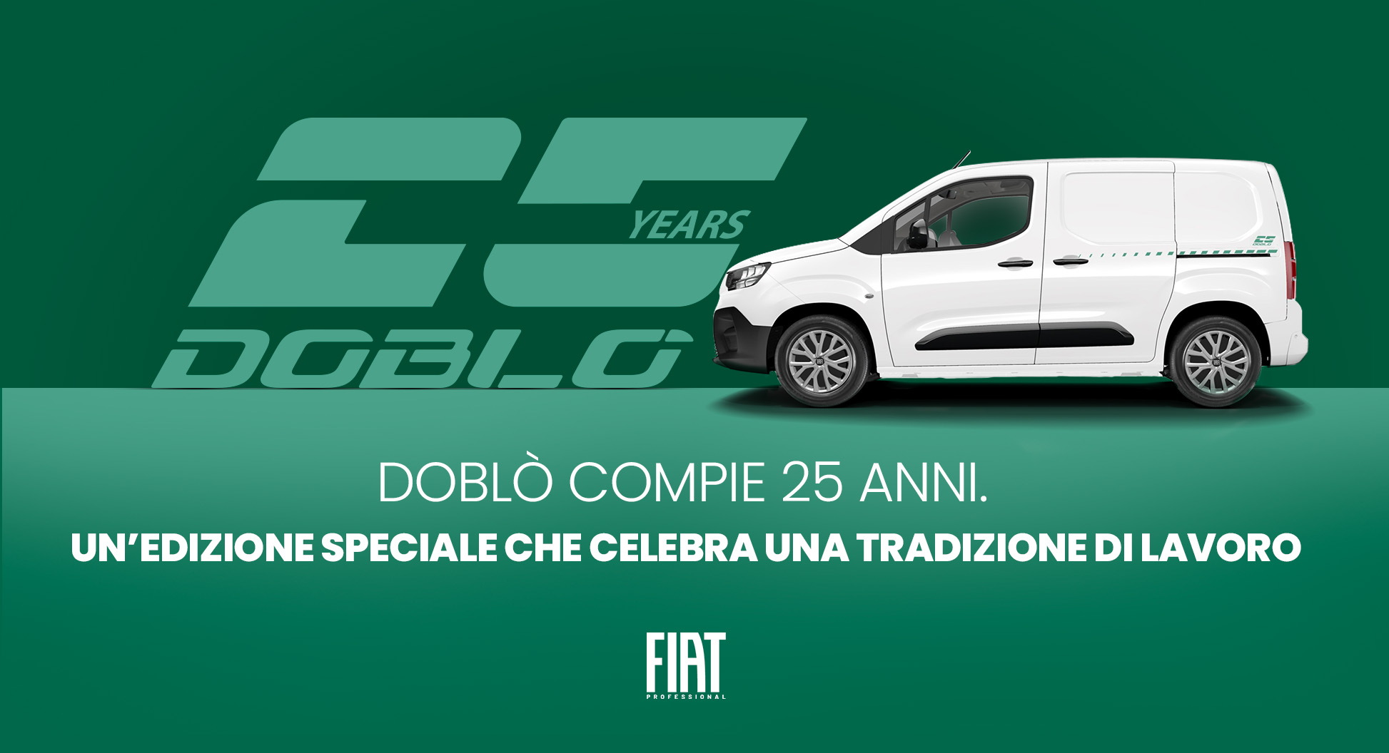 Fiat Professional celebra i 25 anni del Doblò