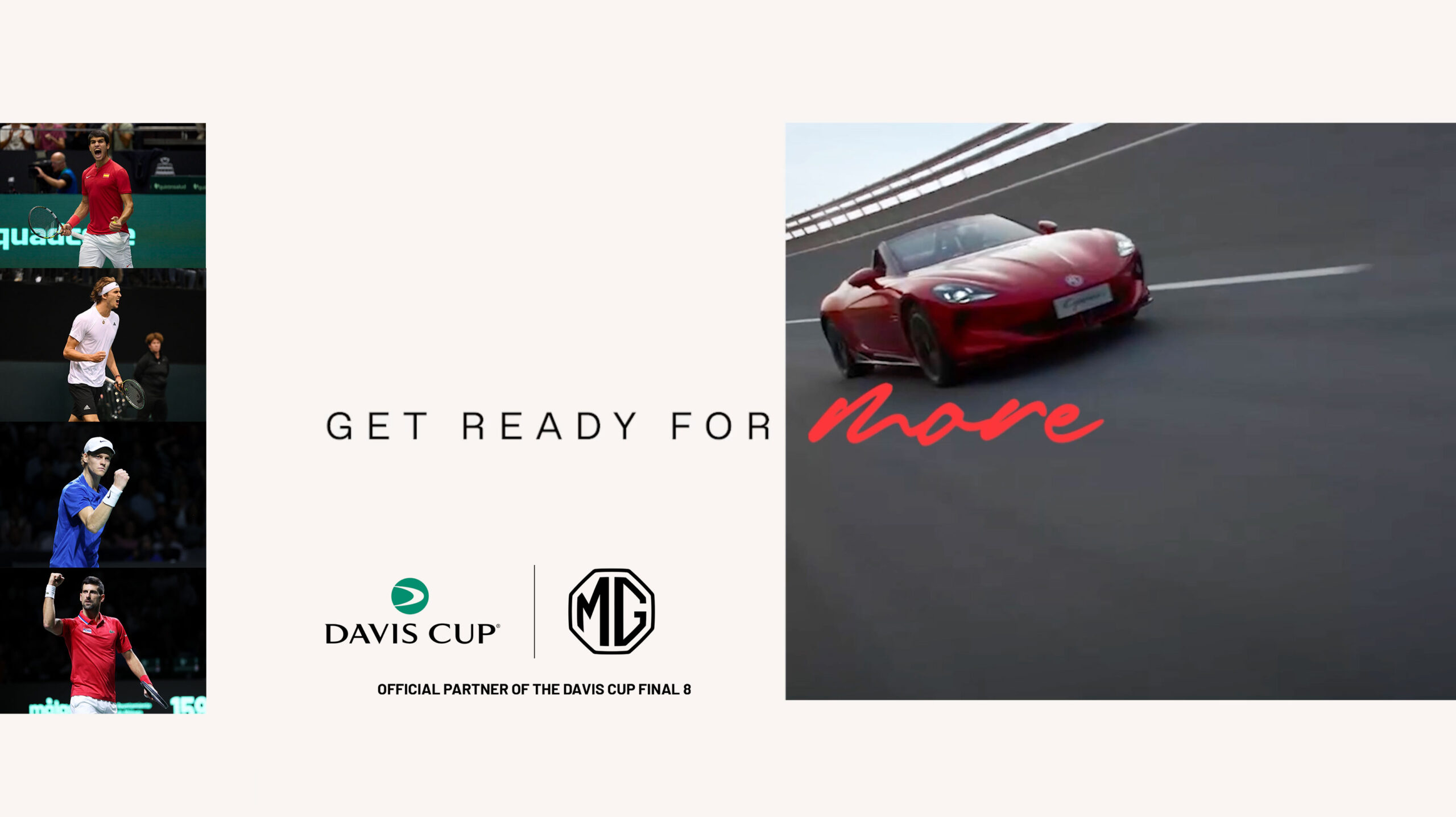 MG celebra la Coppa Davis con Moments