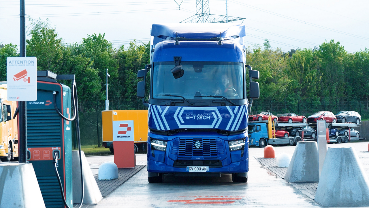 mappa interattiva pubblicata da Renault Trucks