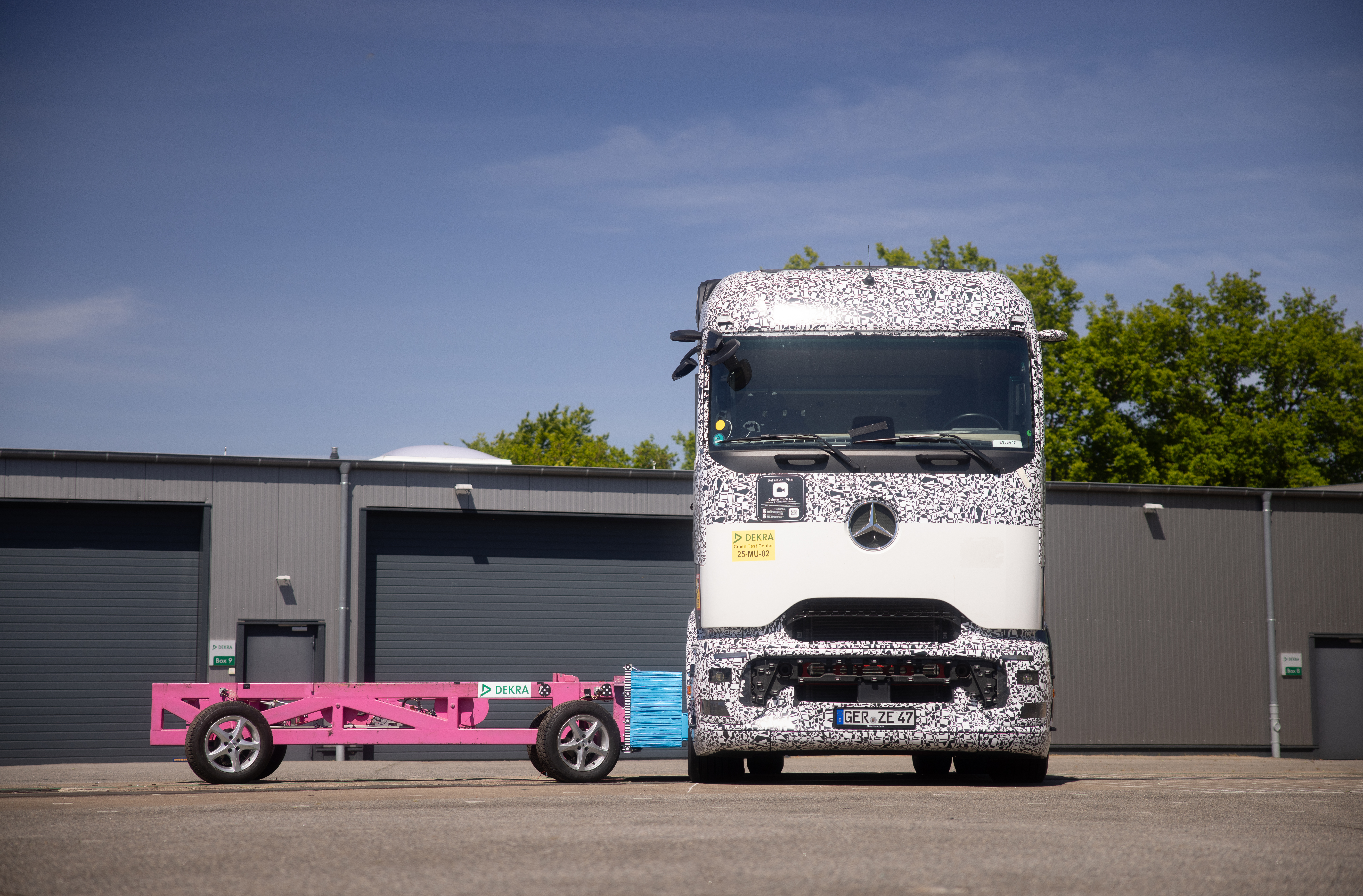 nuovo eActros 600 supera i crash test