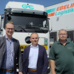 Ebeling Logistik – Da sinistra a destra: i due amministratori delegati Lukas Ebeling e Stefan Gulbins insieme all’autista Stefan Miethe.