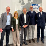 In foto, da sinistra: Alfredo D’Ascoli, Michela Crecco (CEO di Metra e Presidente della sezione Fedit Imprese di Servizi), Giuseppe Cela (Responsabile di Fedit Servizi e CHRO di BRT), Guido Pietro Bertolone (Presidente di Fedit e CEO di GLS Italy), Valter Lannutti (Presidente del Gruppo Lannutti).