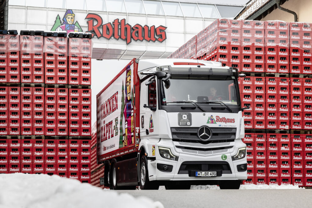 Mercedes-Benz Trucks, eActros 600 al debutto internazionale con Rothaus 2