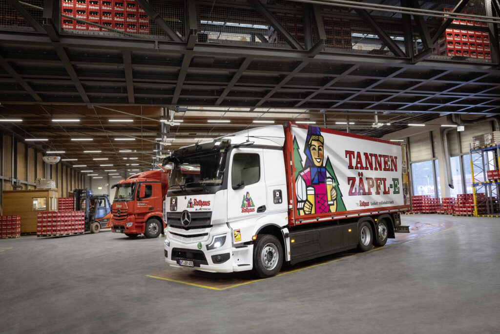 Mercedes-Benz Trucks, eActros 600 al debutto internazionale con Rothaus 5