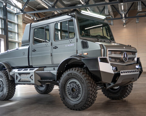 Il prototipo di Unimog di lusso sviluppato da Mercedes-Benz Special Trucks unisce la leggendaria robustezza del veicolo off-road a un design esclusivo e comfort da segmento premium.