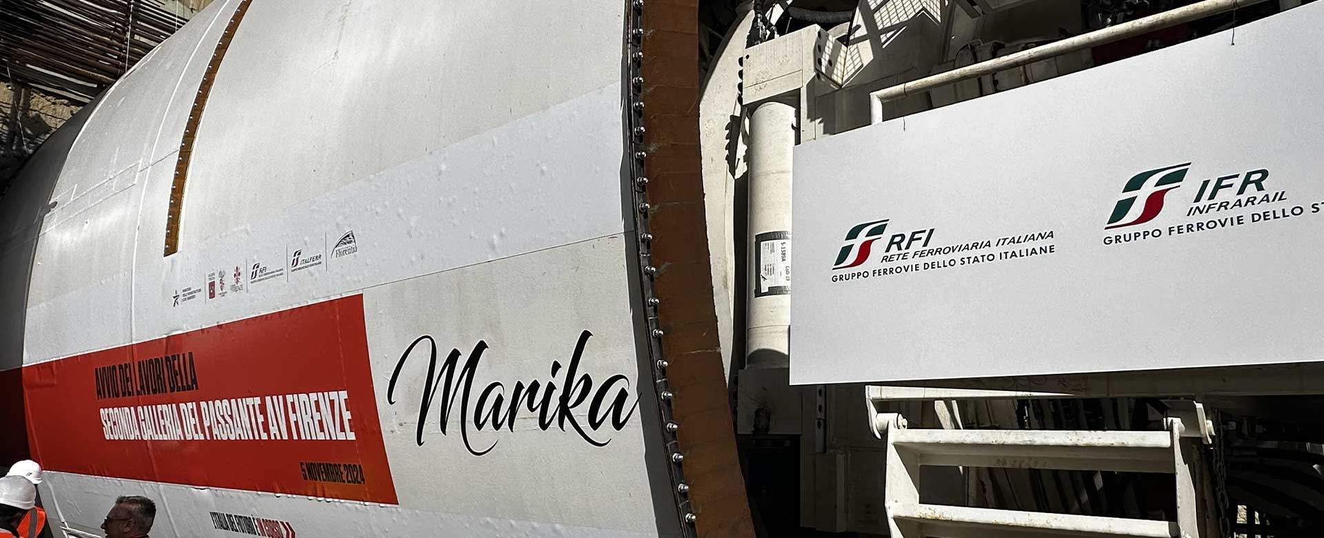 La TBM “Marika”, protagonista dello scavo del primo tunnel del Passante AV Firenze, ha raggiunto la futura stazione Belfiore dopo aver percorso tre chilometri sotto la città.