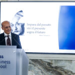 Roberto Pietrantonio, presidente di UNRAE, durante la conferenza stampa di fine anno a Roma: