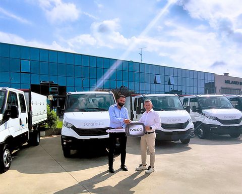 Pajtim Brija, Fondatore di Brija Group Srl, e Paolo Larotella, Direttore Commerciale di Milano Industrial S.p.A.