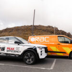 La JAECOO 7 SHS-P durante la National Three Peaks Challenge, la prova nel Regno Unito monitorata dalla telematica Webfleet e conclusa con un consumo medio ufficiale di 4,1 l/100 km.